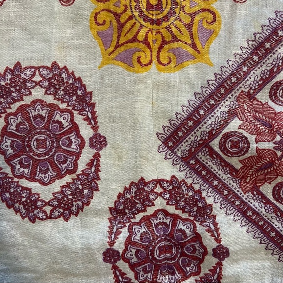 Robert Graham Cream and Purple Blouse - Picture 4 of 8